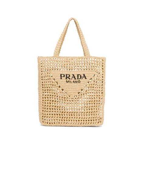 bolsa prada em rafia|Bolsa Prada .